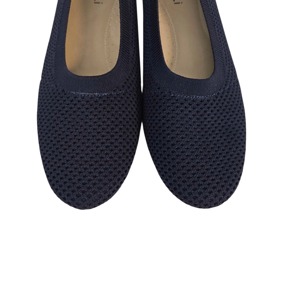 Vaneli Suvi Navy Stretch Knit Slip On Flats Excellent Condition 10N - Picture 10 of 11